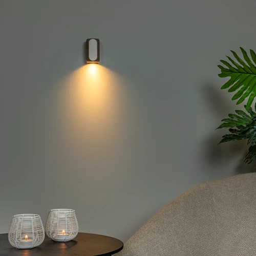 Lucide BRAGA - Wall light - 1xGU10 - Coffee | Premium - atmosphere 1
